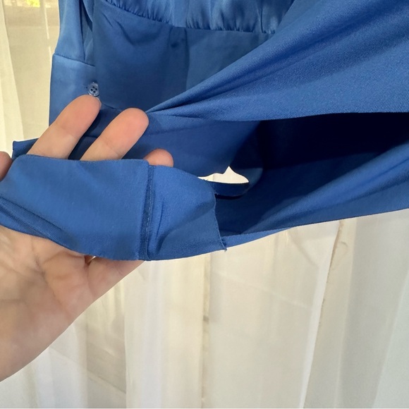 NEW Favorite Daughter The Date Blouse Bodysuit Sky Blue Anthropologie NWT - Picture 9 of 9